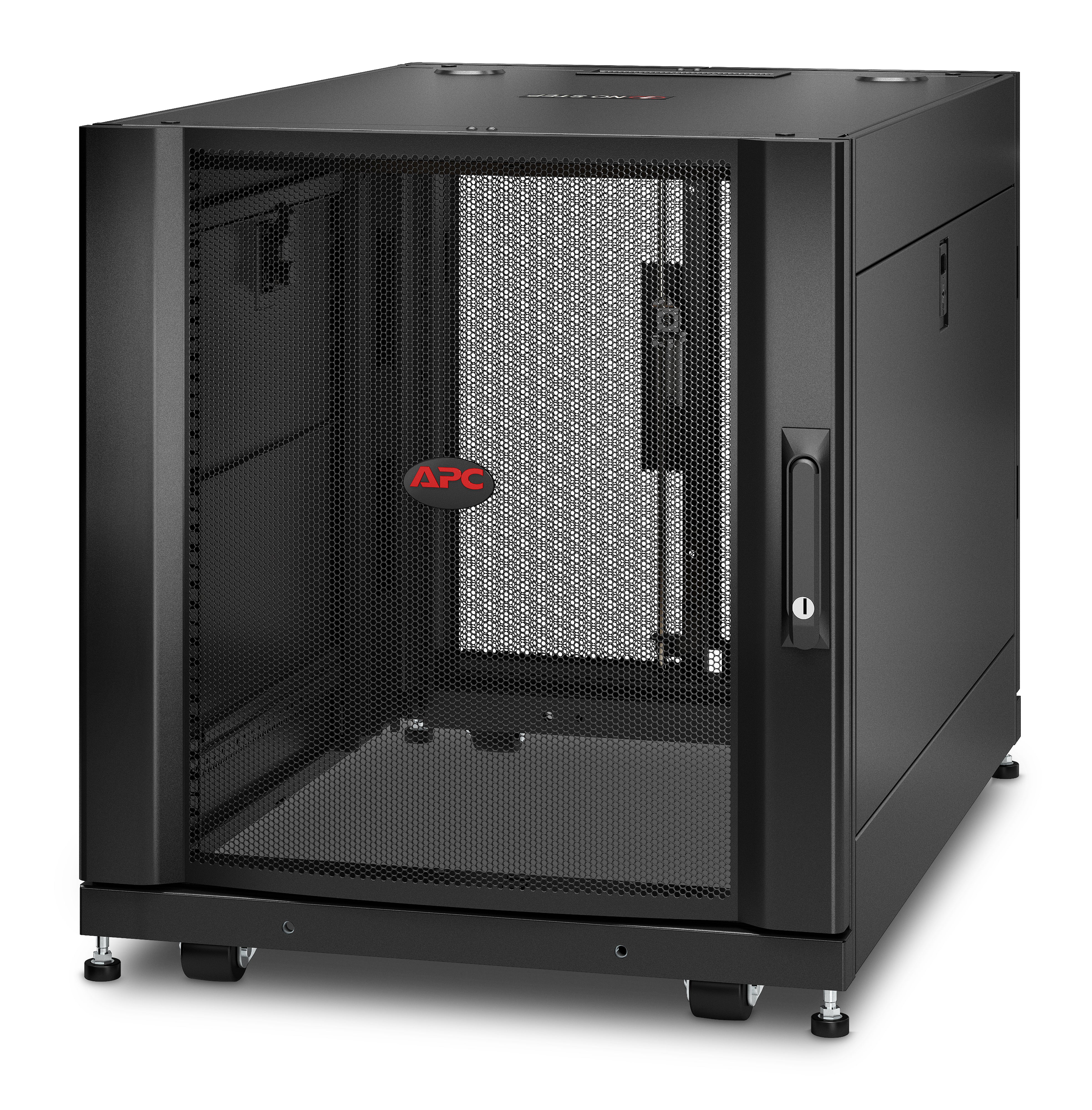 APC NETSHELTER SX 12U SERVER RACK ENCLOSURE 600MM X 900MM W/ SIDES BLACK