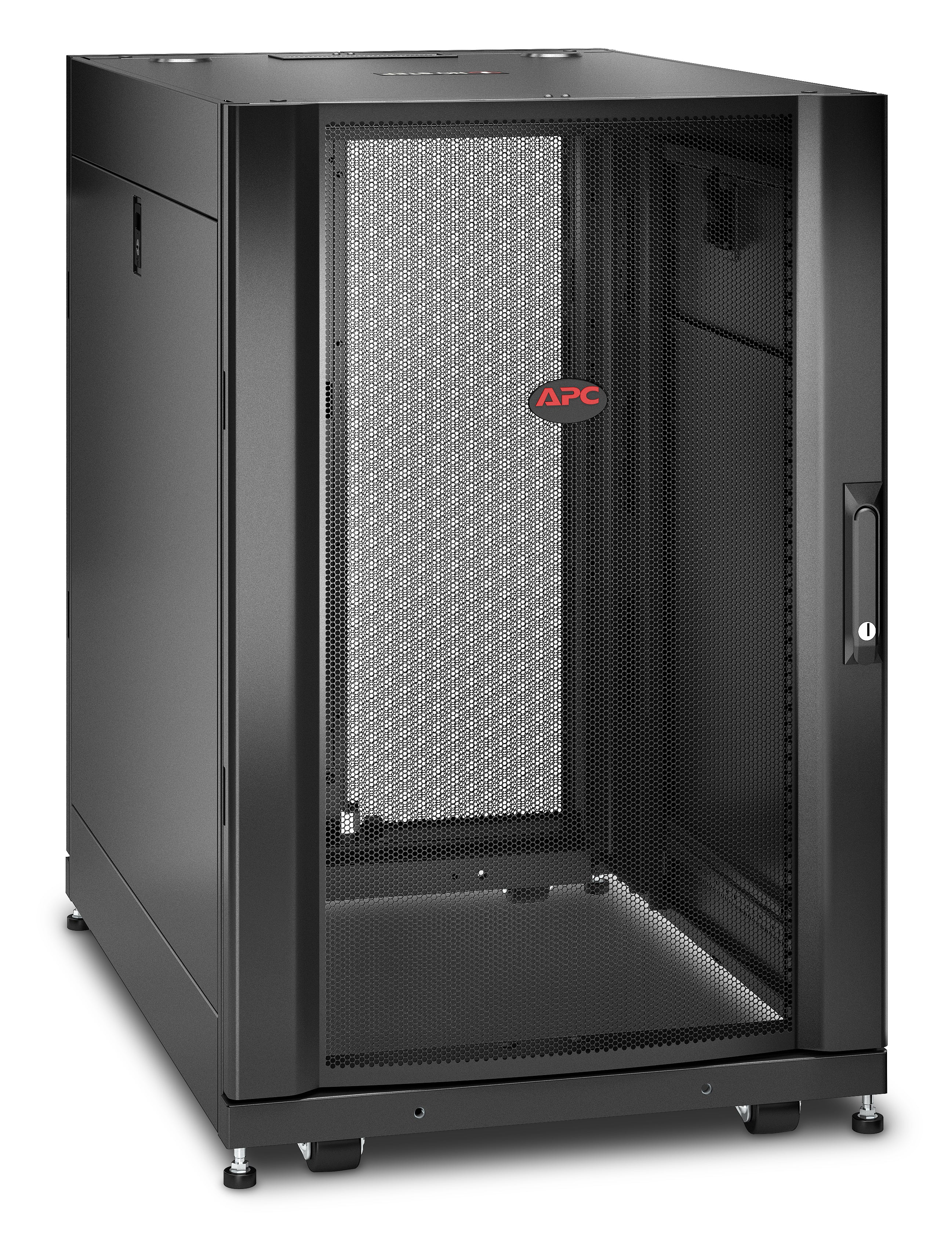 APC NETSHELTER SX 18U SERVER RACK ENCLOSURE 600MM X 900MM W/ SIDES BLACK