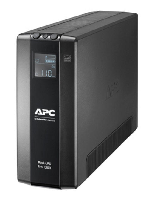 APC BACK UPS PRO BR 1300VA, 8 OUTLETS, AVR, LCD INTERFACE