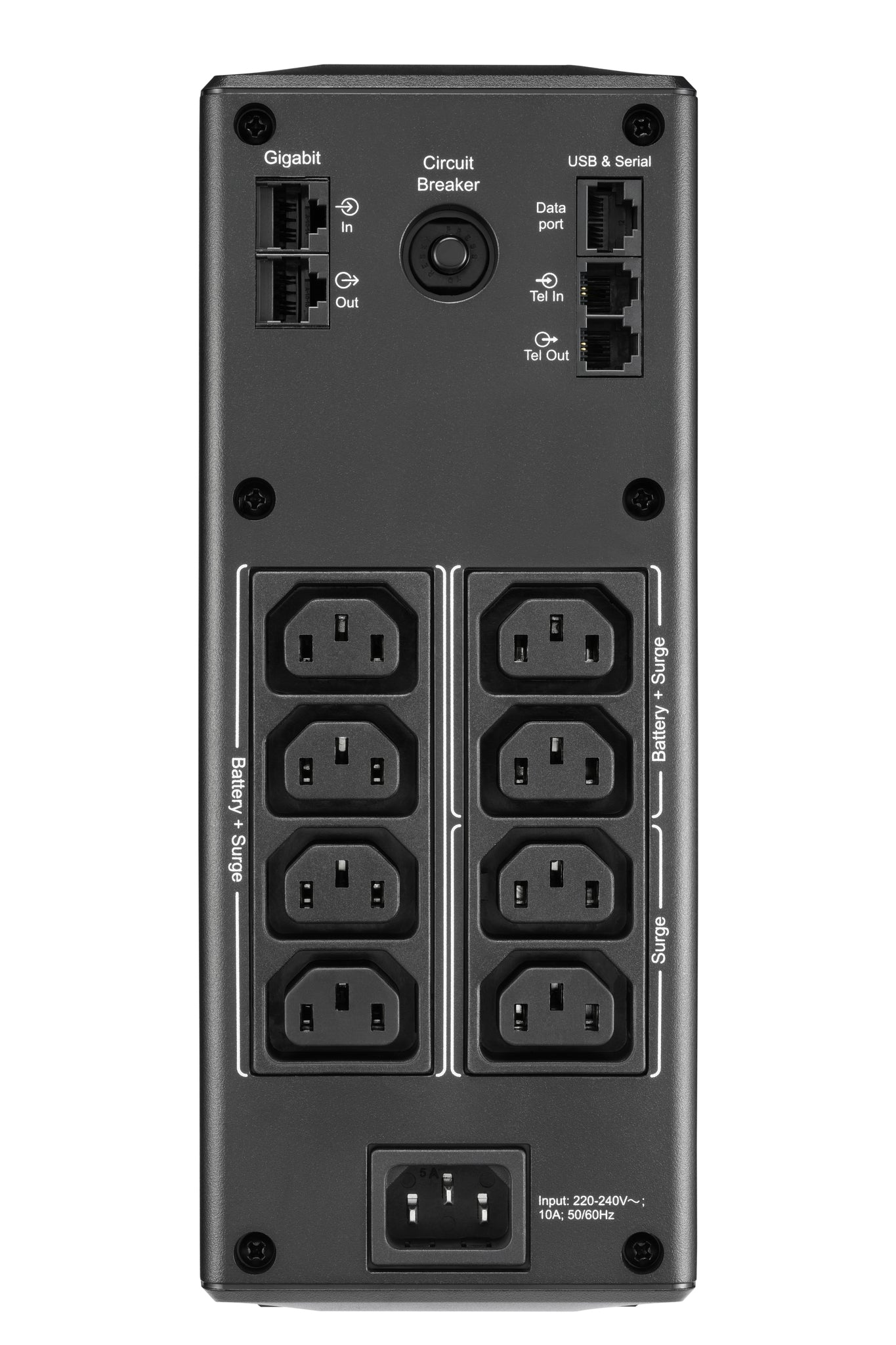 APC BACK UPS PRO BR 1600VA, 8 OUTLETS, AVR, LCD INTERFACE