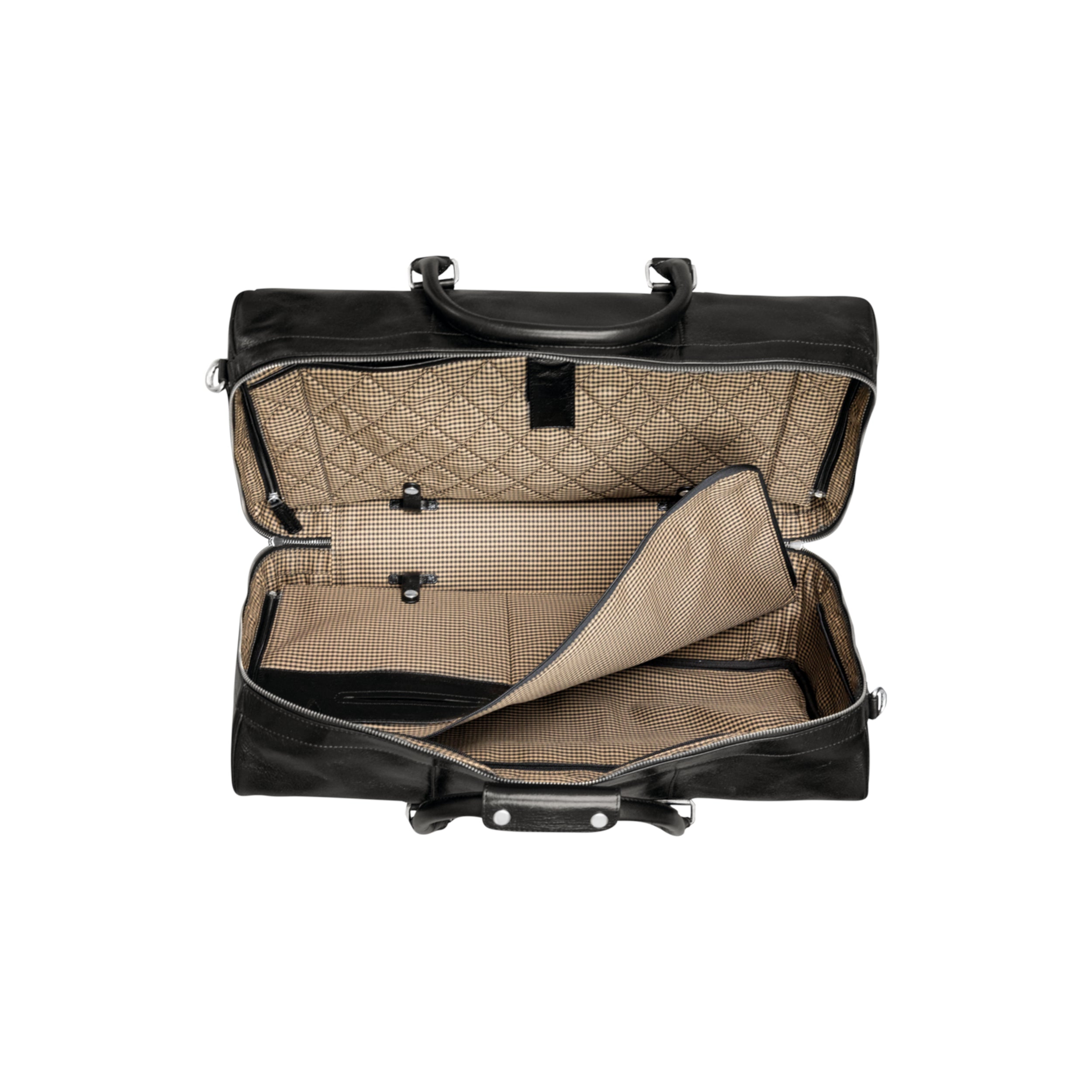 DBRAMANTE1928 AALBORG WEEKENDER BAG BLACK