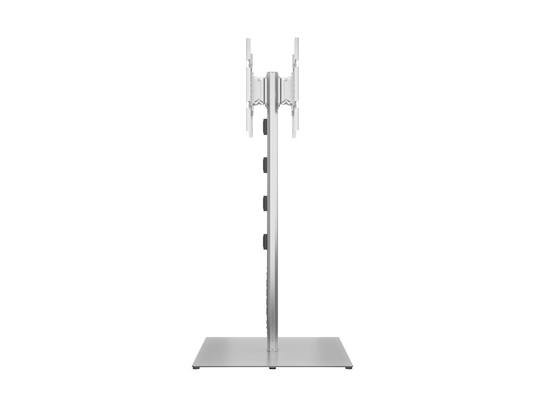 M PUBLIC DISPLAY STAND 180 HD BACK TO BACK SILVER W. FLOORBASE