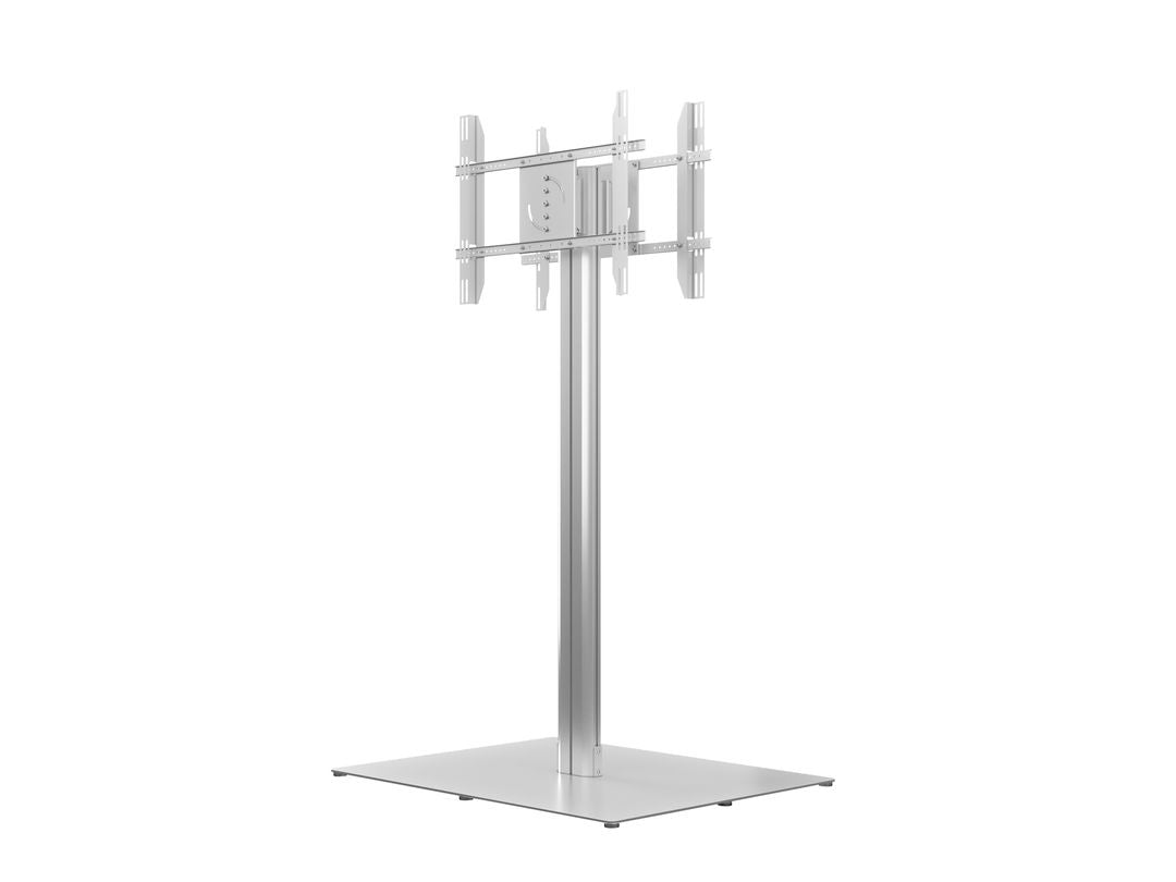 M PUBLIC DISPLAY STAND 180 HD BACK TO BACK SILVER W. FLOORBASE