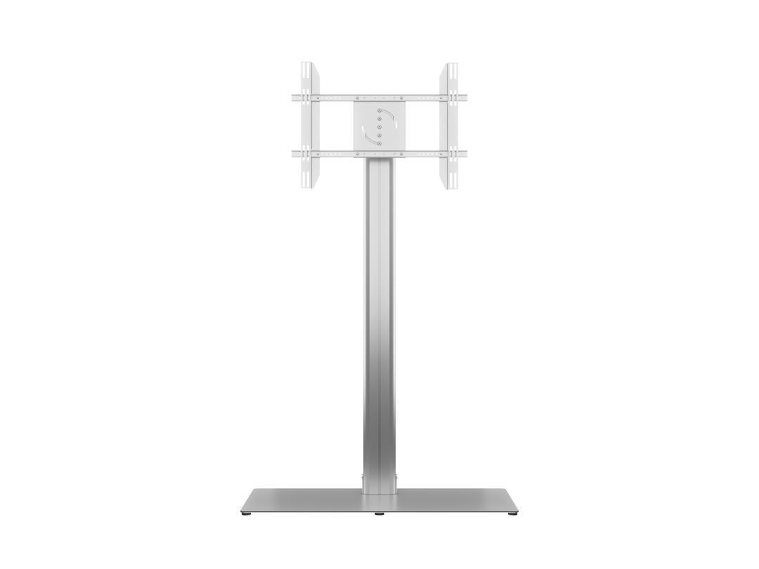 M PUBLIC DISPLAY STAND 180 HD SINGLE SILVER W. FLOORBASE