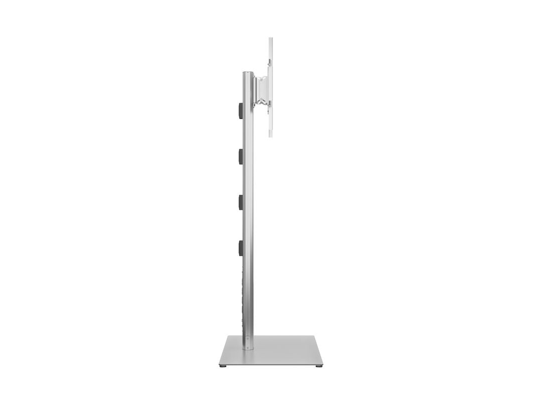 M PUBLIC DISPLAY STAND 180 HD SINGLE SILVER W. FLOORBASE