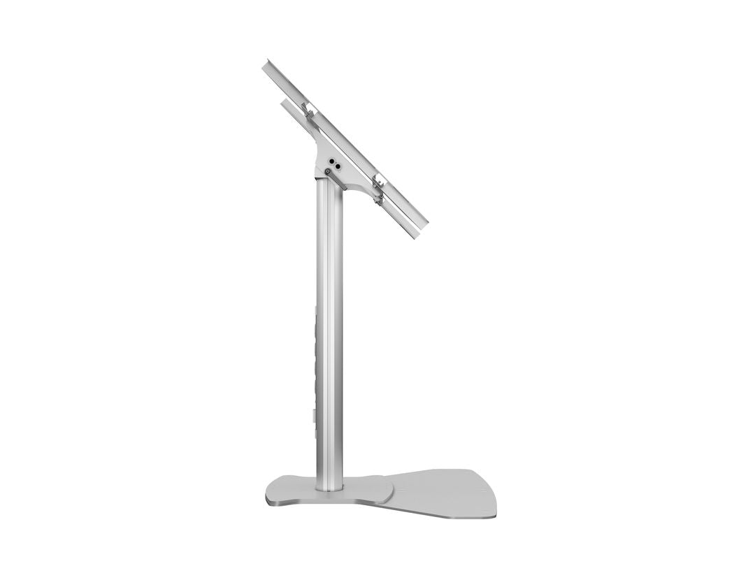 M PUBLIC DISPLAY STAND 110 HD FLOORBASE SINGLE SILVER