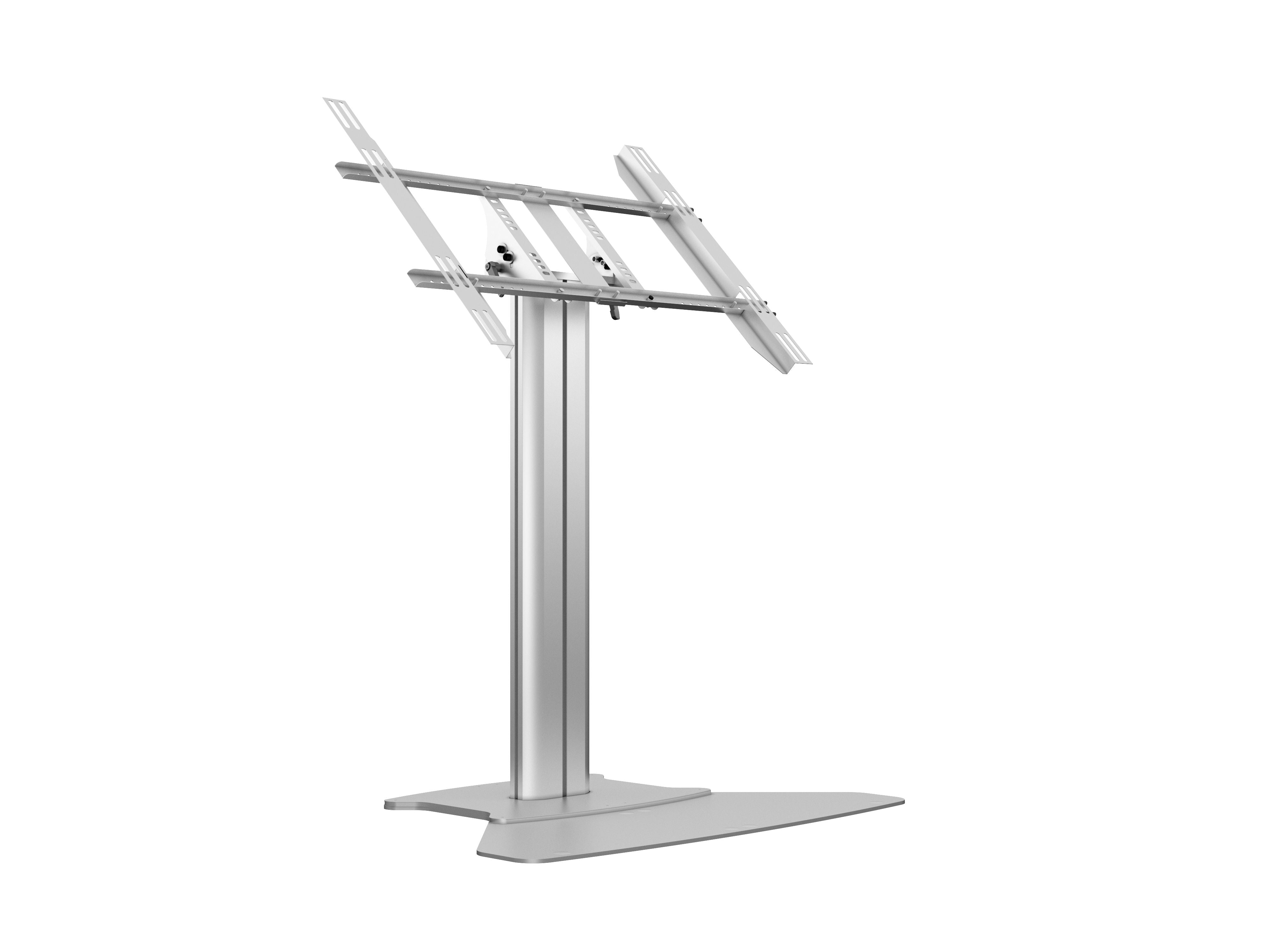 M PUBLIC DISPLAY STAND 110 HD FLOORBASE SINGLE SILVER