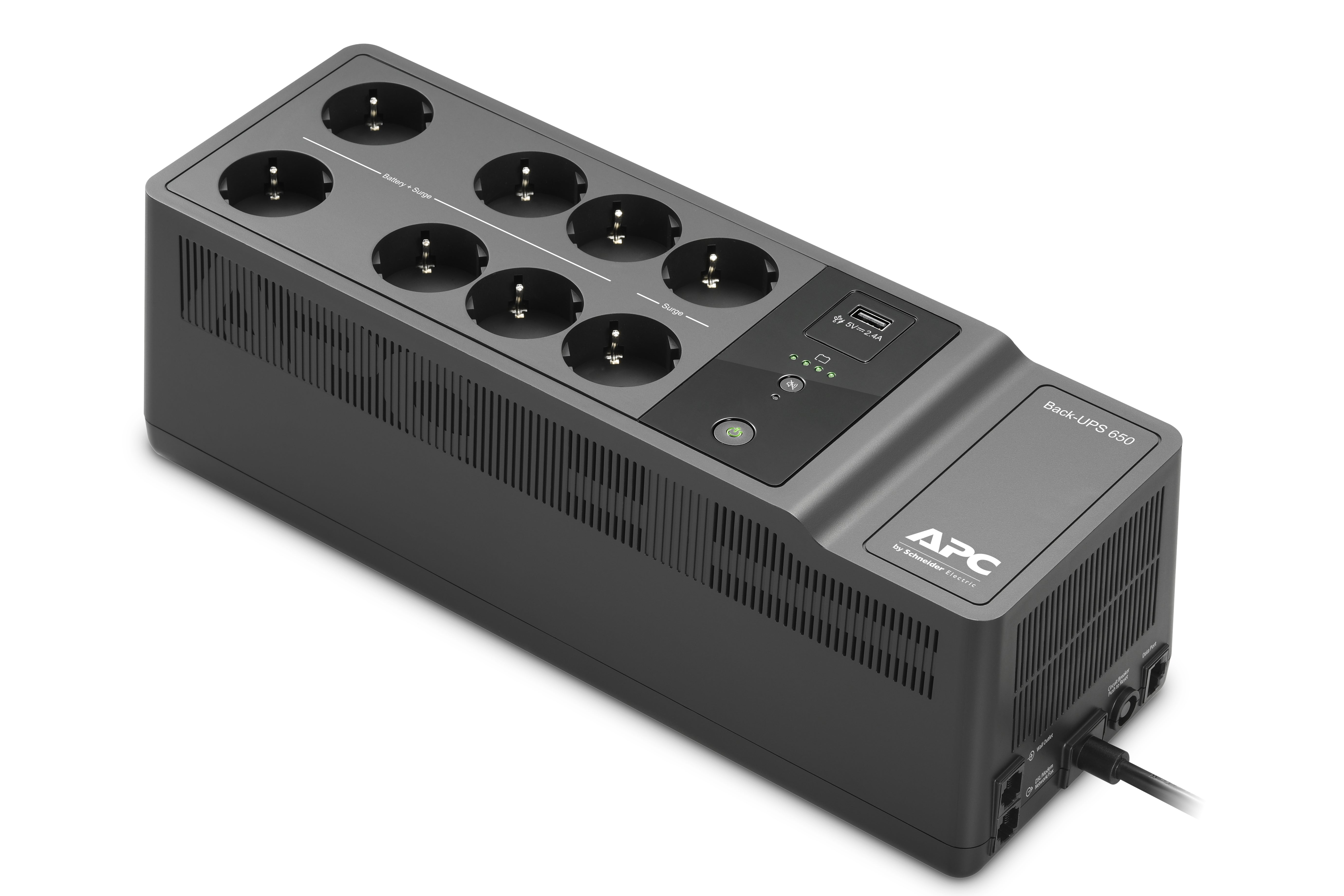 APC BACK-UPS 650VA, 230V, 1 USB CHARGING PORT