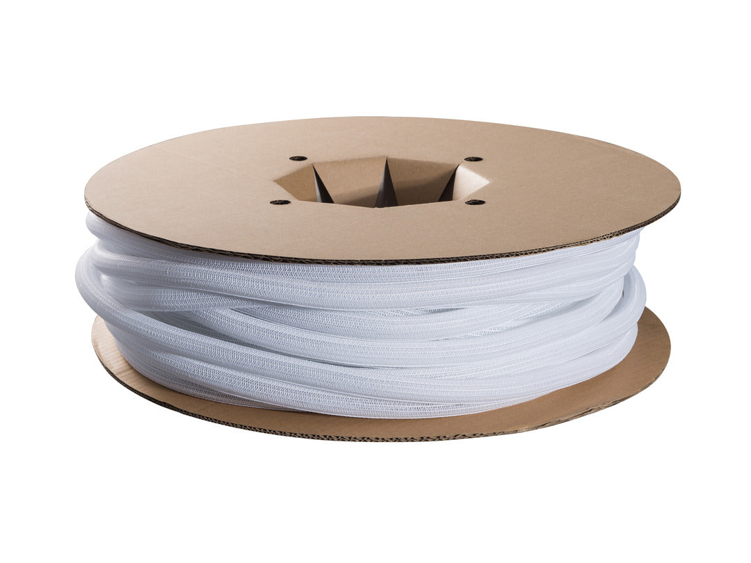 M UNIVERSAL CABLE SOCK SELF WRAP BASIC 19MM WHITE 50M