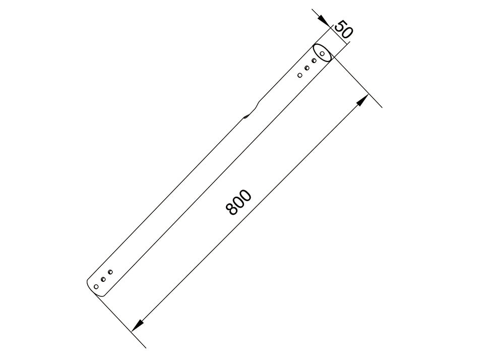 MB PRO SERIES - EXTENSION PIPE 0.8MB BLACK