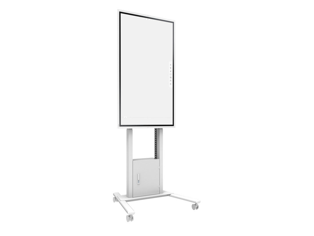 M MOTORIZED FLOORSTAND FLIP 2 INCL CABINET & CAMERASHELF 120KG WHITE