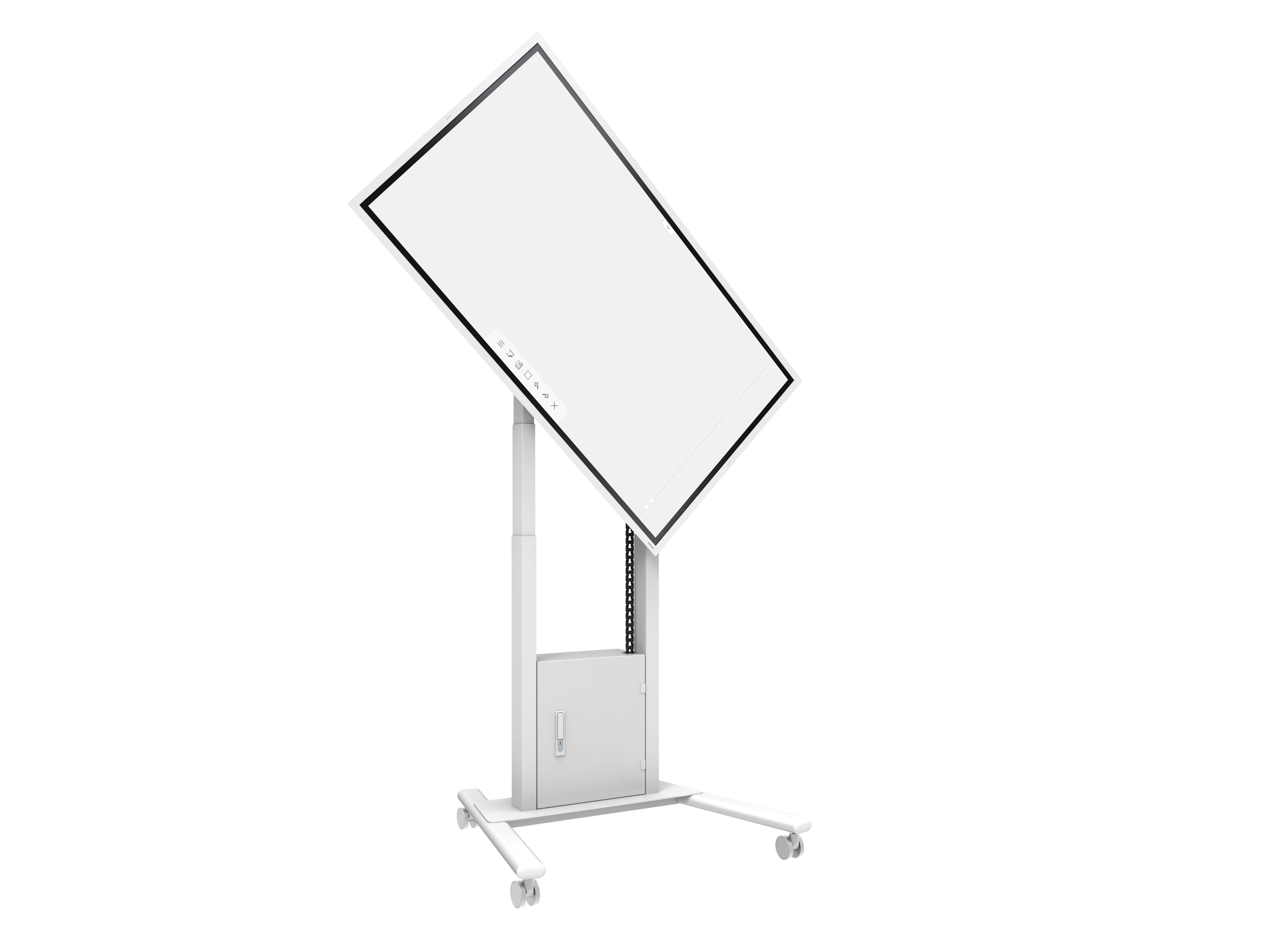 M MOTORIZED FLOORSTAND FLIP 2 INCL CABINET & CAMERASHELF 120KG WHITE