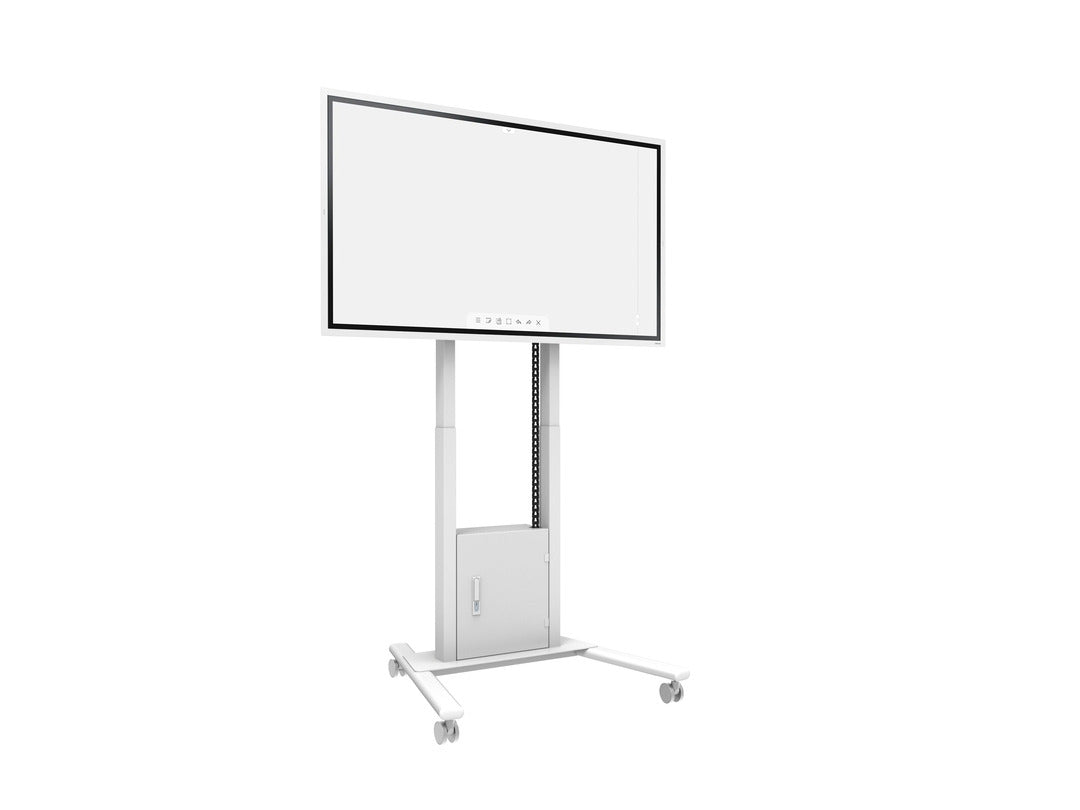 M MOTORIZED FLOORSTAND FLIP 2 INCL CABINET & CAMERASHELF 120KG WHITE