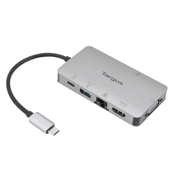 TARGUS® USB-C SINGLE VIDEO 4K HDMI/VGA MULTIPORT TELAKOINTIASEMA