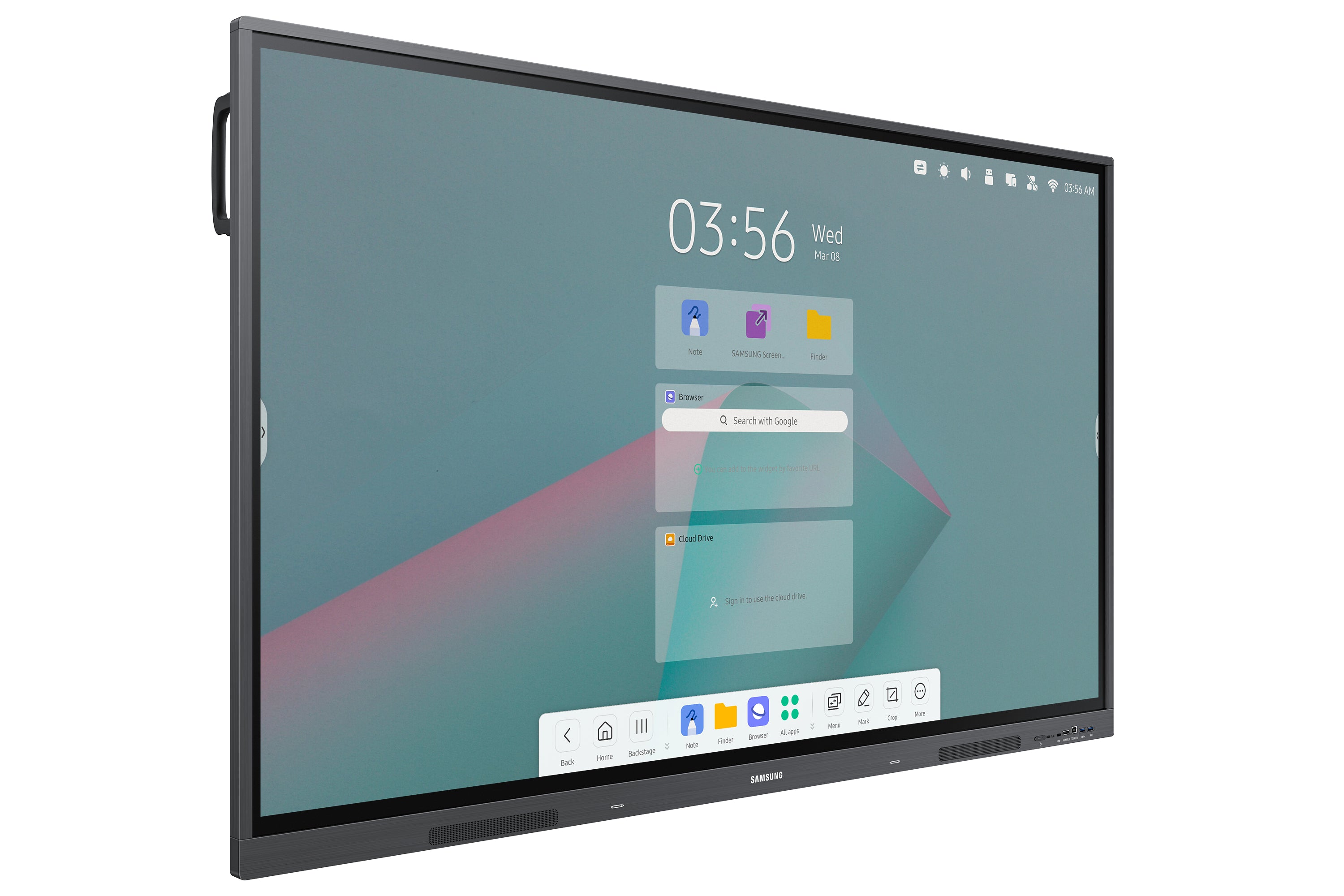 SAMSUNG WAC EBOARD WA75C, 75", ANDROID 11,  UHD, IR TOUCH, 3XHDMI (CEC) 2.0, USB-C PD 65W, VIDEO OUT HDMI, USB 5(2.0X1, 4X3.0), RS232 IN/OUT, RJ45 IN/OUT, OPS SLOT