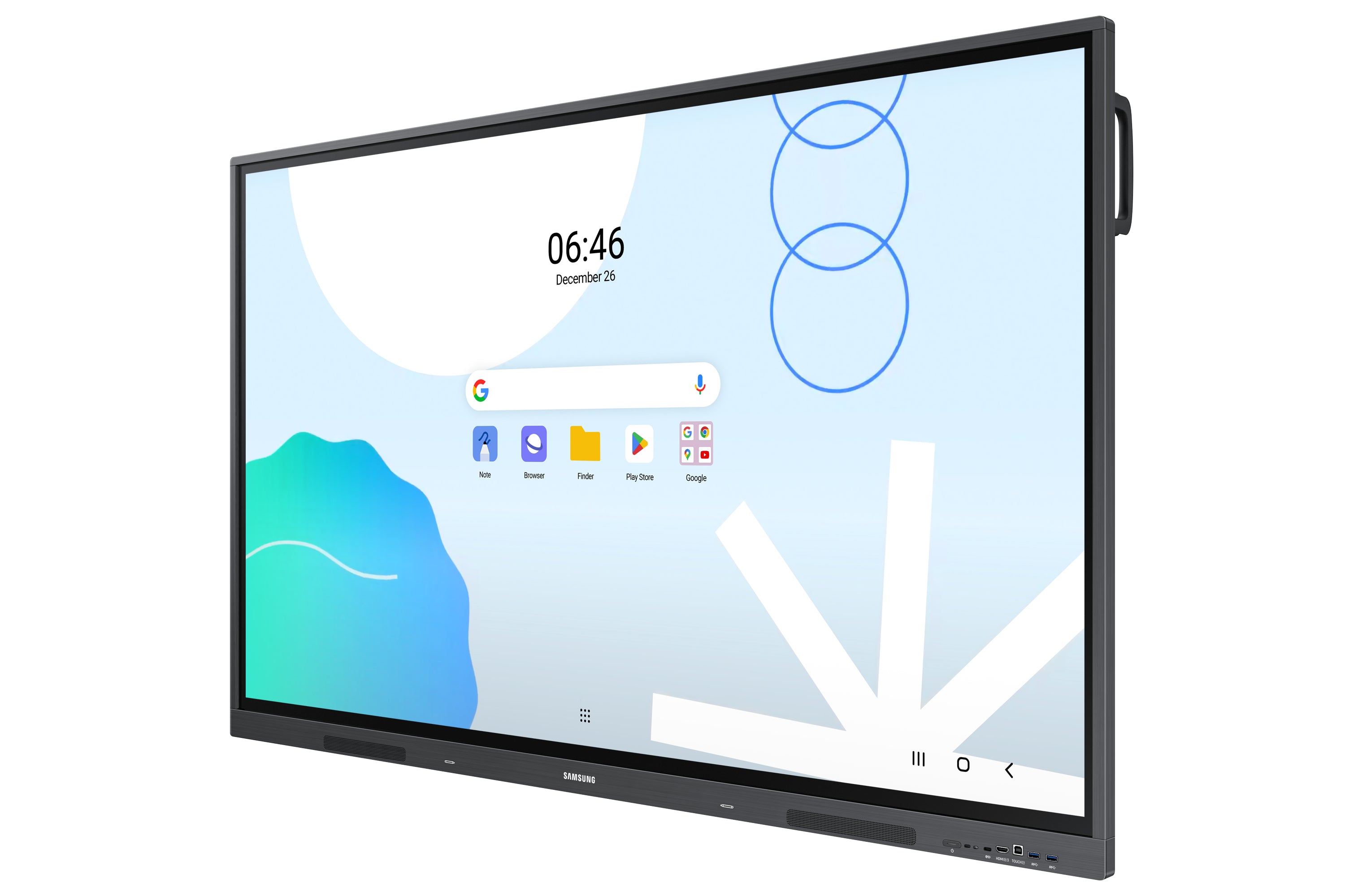 SAMSUNG WAD EBOARD WA86D, 86", ANDROID 13 (8GB RAM, 64GB STORAGE), UHD, IR TOUCH, 3XHDMI (CEC) 2.0, USB-C PD 65W, VIDEO OUT HDMI, USB 5(2.0X1, 4X3.0), OPS SLOT, 2X15W SPEAKERS, VESA 800X600, LANDSCAPE ONLY