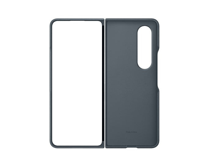 SAMSUNG Z FOLD4 LEATHER COVER MOSS GRAY