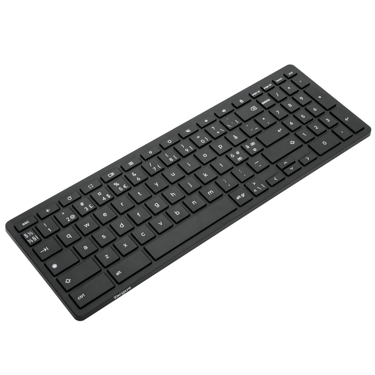 TARGUS® - WORKS WITH CHROMEBOOK - BLUETOOTH® ANTIMICROBIAL KEYBOARD (NORDIC)