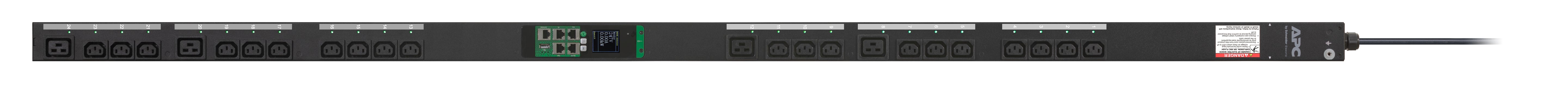 EASYPDU, METERED-BY-OUTLET WITH SWITCHING, ZEROU, 16A, 230V, (20) C13 & (4) C19