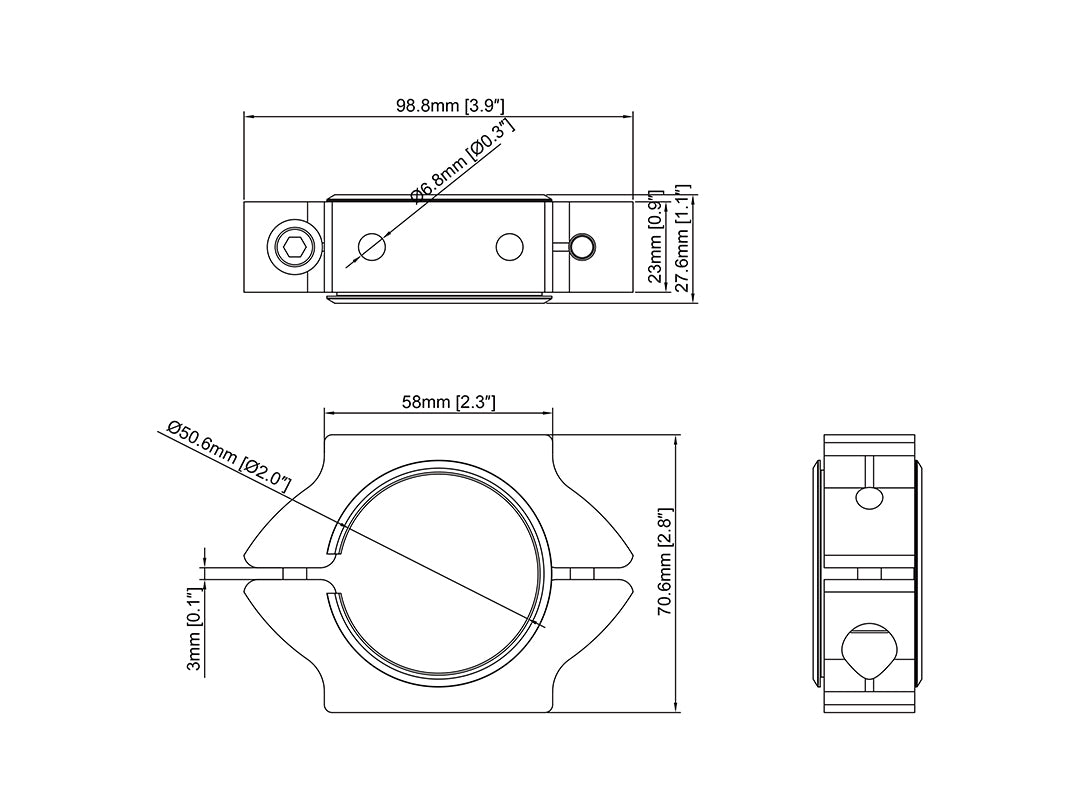 M PRO SERIES - POLE CLAMP RING