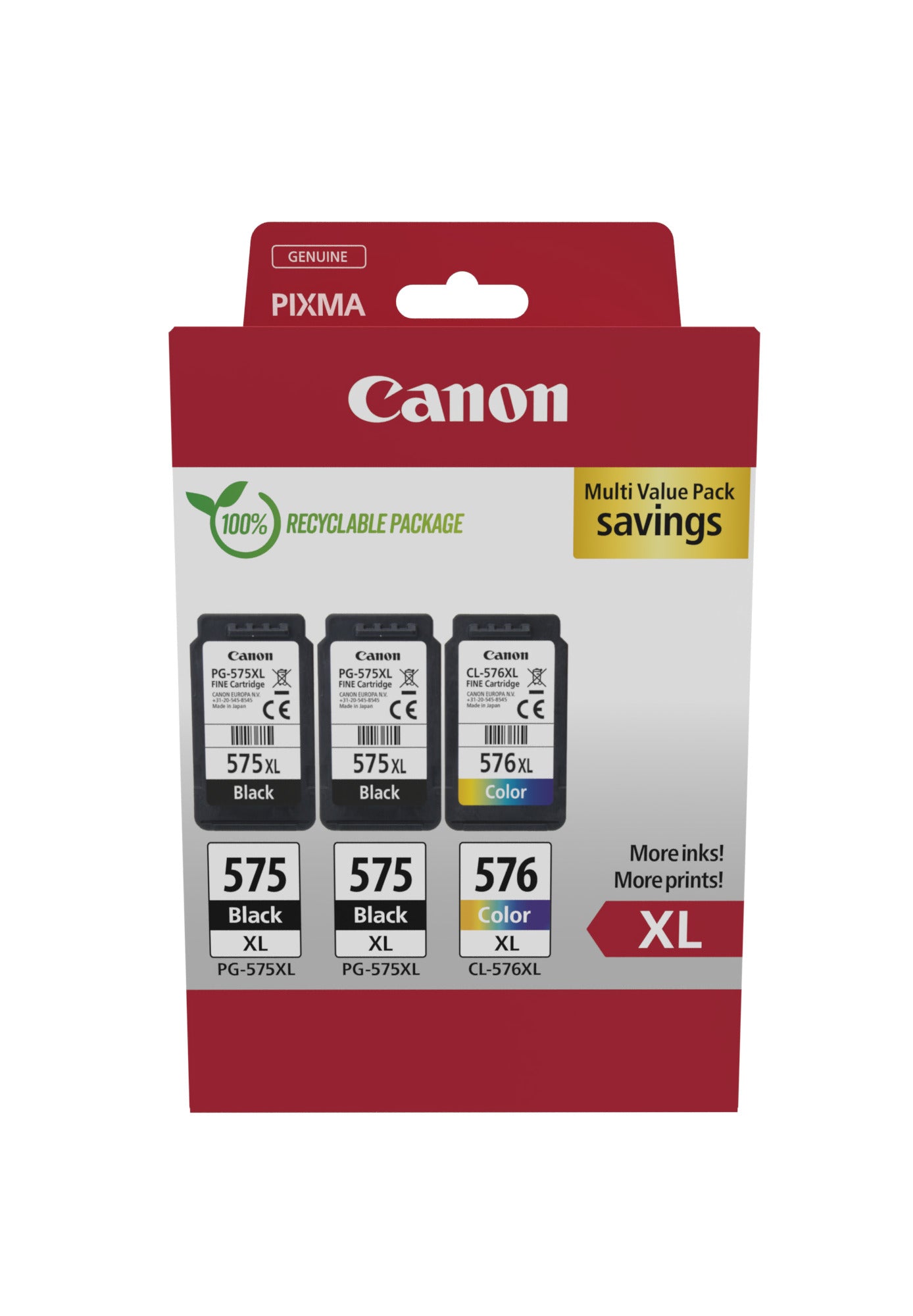 CANON PG-575XLx2/CL-576XL Ink Cartridge