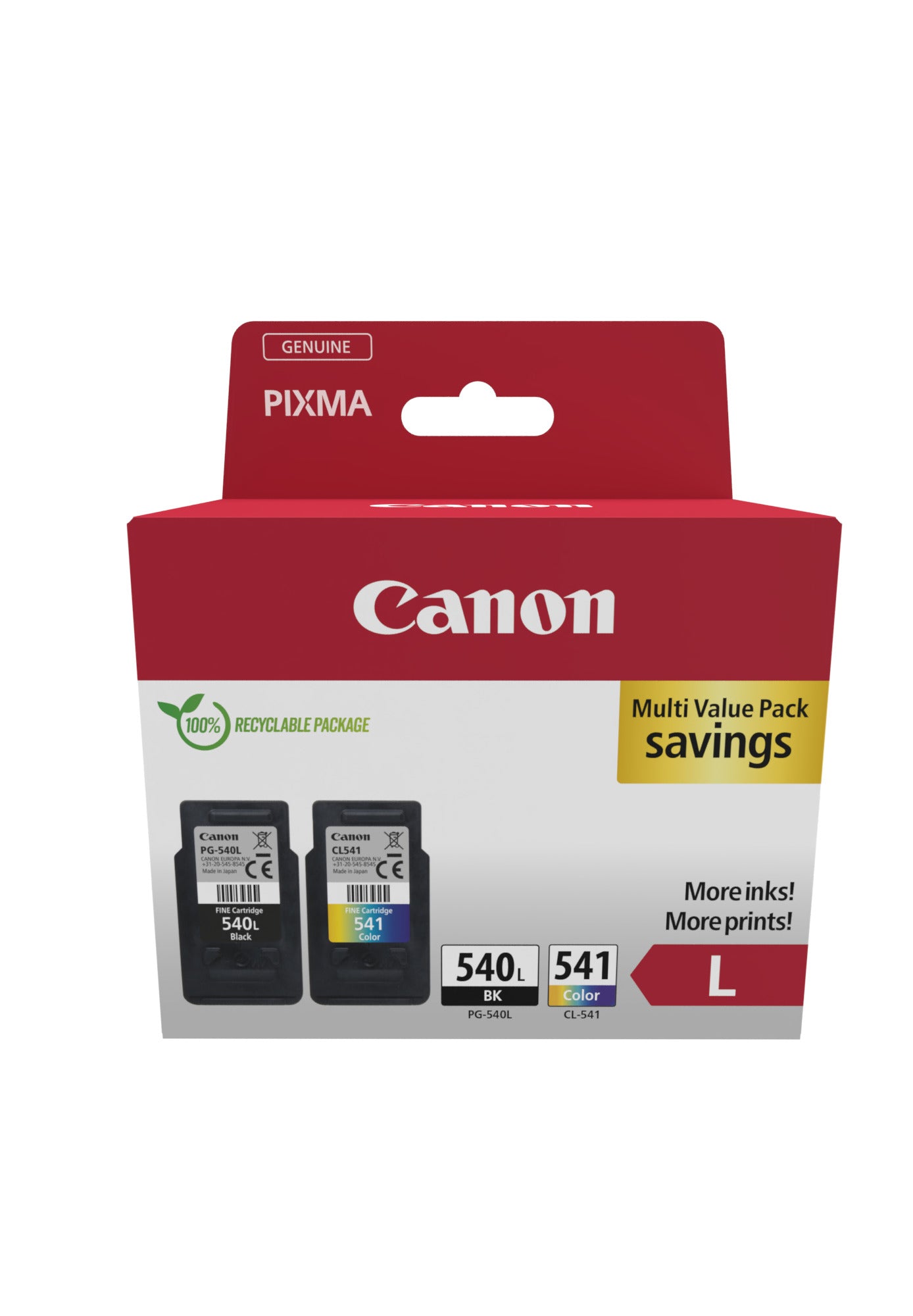 CANON PHOTO PACK PG-540L/CL-541XL Ink