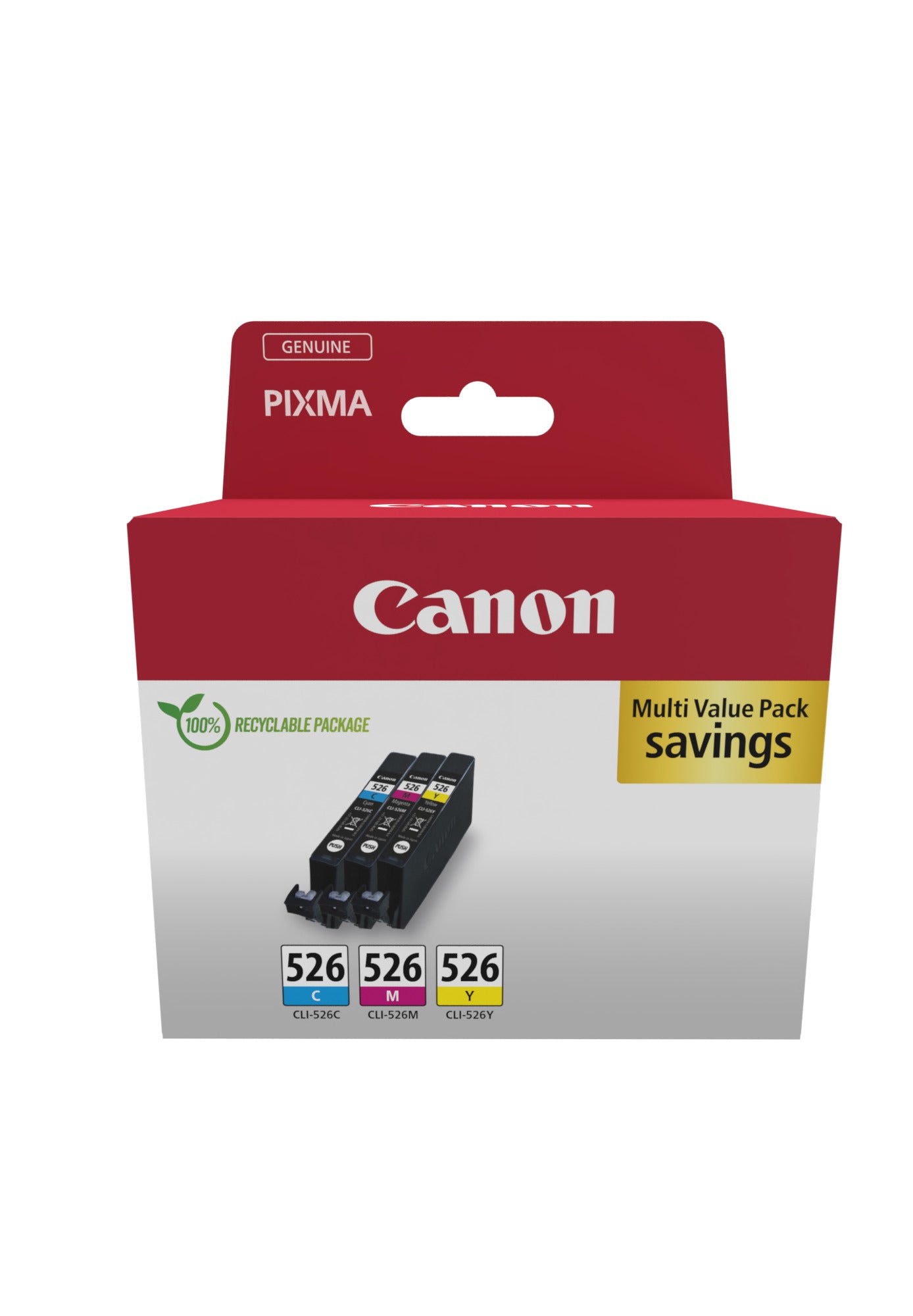 CANON CLI-526 Ink Cartridge C/M/Y Pack