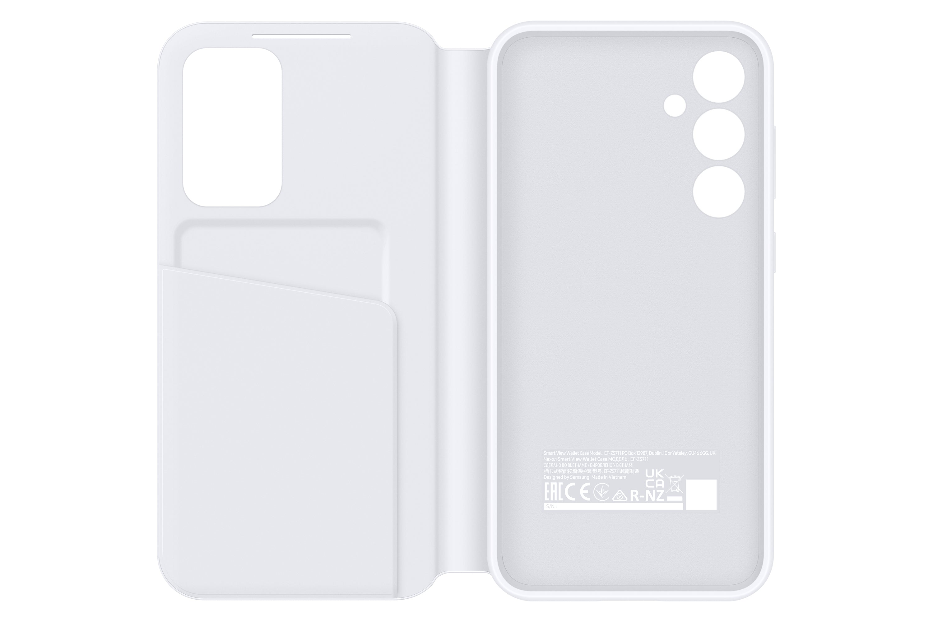 SAMSUNG SMART VIEW WALLET CASE S23 FE WHITE