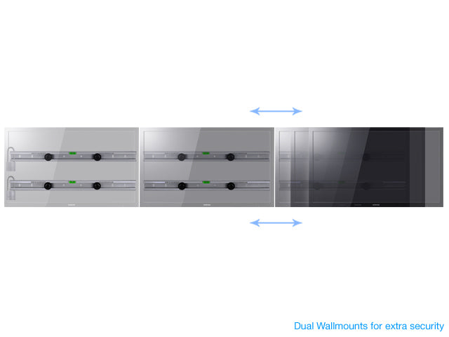 MB PUBL WALLMOUNT M 80KG 200X200-600X400 SILVER